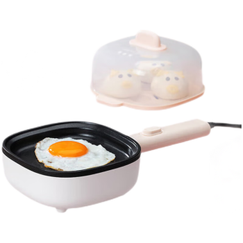 九阳（Joyoung）煮蛋器SK03B-GS110单家用小煎锅煮锅蒸锅煎煮蒸烙一体机早餐神器