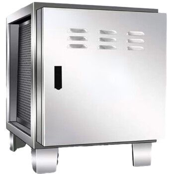 闪盾低空排放油烟净化器厨房饭店商用小型4000风量餐饮除烟除味一体机   低空净化器单