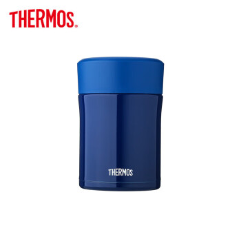 膳魔师（THERMOS）焖烧杯470ml 持久保温密封防漏 学生食物焖烧罐TCLA-470S深海蓝色