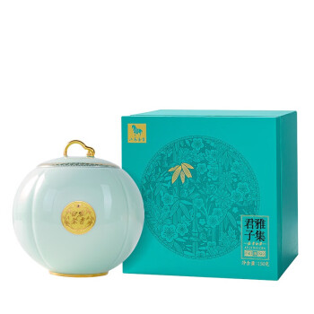 八马君子雅集·安吉白茶(新) 绿茶春茶茶叶高端礼盒装150g