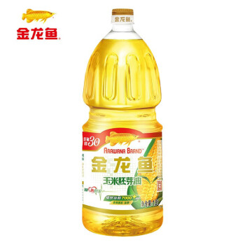 金龙鱼食用油 非转基因 压榨胚芽油玉米油1.8L（新老包装随机发货）