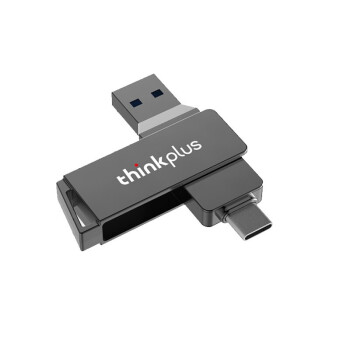 联想（Lenovo)ThinkPlus MU251 USB3.0金属防水优盘/U盘/闪存盘 TYPE C 双接口手机电脑两用优盘 128G