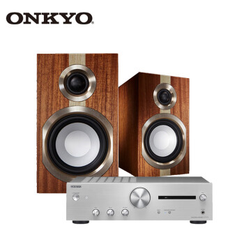ONKYO安桥A-9110功放机+雪茄盒humidor书架音箱 HIFI高保真2.0音乐音响套装