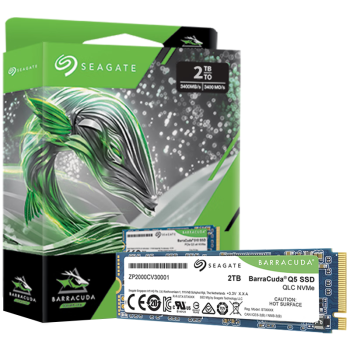 希捷（SEAGATE）2TB SSD固态硬盘 M.2接口(NVMe协议 PCIe3.0×4) 台式机笔记本电脑硬盘 高速低耗能 希捷酷鱼Q5