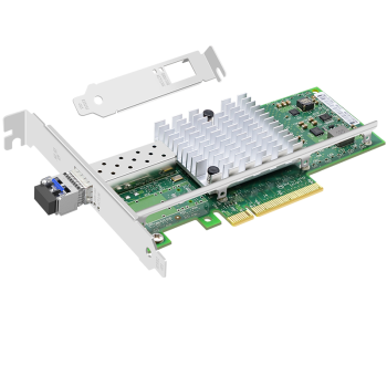 EB-LINK intel 82599芯片PCI-E X8 10G万兆单口光纤网卡X520-LR1含SFP+单模光模块服务器网络适配器