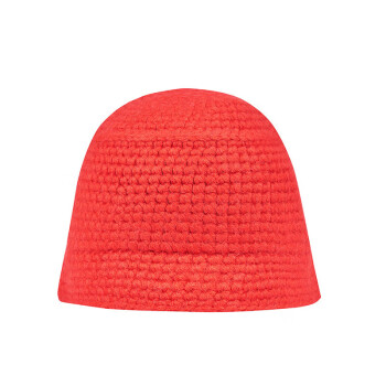 JW ANDERSON JWA男女同款标贴针织渔夫帽 红色