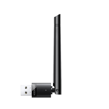 绿联35263 WiFi6免驱动USB无线网卡 外置高增益天线 电脑无线随身WiFi接收器主机外置网络发射器