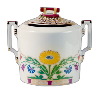 俄皇茶具莫斯科河畔系列下午茶套装高颜值瓷器 糖罐
