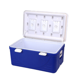 致年华（zhinianhua） 保温箱 摆摊食物储存保冷保热冷藏箱【蓝色顶配】110L提手
