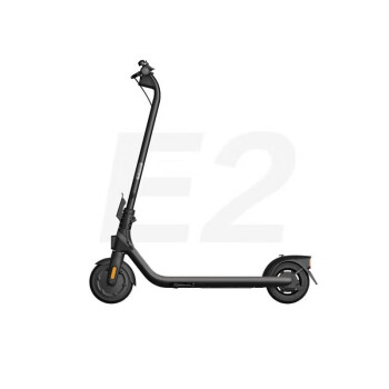 九号（Ninebot） 电动滑板车E2 成人学生智能滑板车可折叠电动车大屏幕仪表双刹体感车 黑色