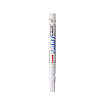 三菱（Uni）PX-21 小字油漆笔 0.8-1.2mm工业记号笔物流笔（可用于汽车补漆）白色 单支装