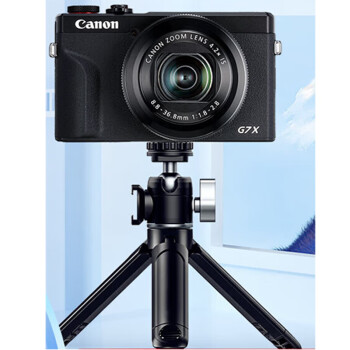 ATMBobii g7x相机 vlog家用照相机 卡片照像机 延时摄影 vlog专业套餐：三代黑+球形云台三脚架+麦克风