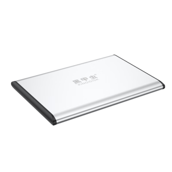 黑甲虫 (KINGIDISK) 500G USB3.0 移动硬盘 SLIM系列 2.5英寸 珍珠银 9.5mm金属纤薄 抗震抗压 SLIM500