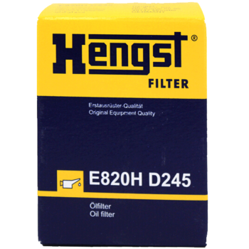 汉格斯特Hengst机油滤清器*E820HD245(宝马进口1系116i/118i/华晨宝马316i/奔腾B30/B50/X40/森雅R7)