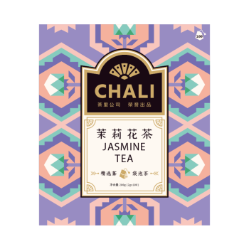 CHALI茶里公司 袋泡茶 茉莉花茶 花草茶 茶包量贩装100包盒装200g