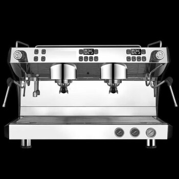 世雅CRM3120C 半自动咖啡机双头商用专业意式泵压高压蒸气咖啡机 CRM3120C 黑色+9012磨豆机