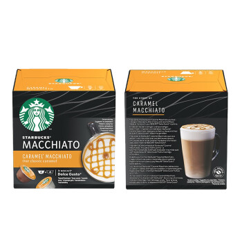 星巴克（Starbucks）多趣酷思胶囊咖啡  焦糖玛奇朵花式咖啡12粒