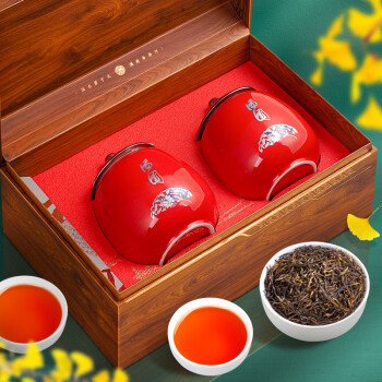 福茗源红茶 祁门红茶 浓香型特级250g礼盒送礼茶叶新茶祁门红香螺工夫茶