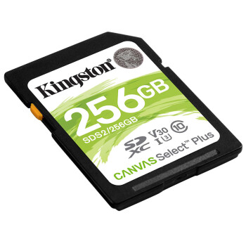 金士顿(Kingston) 256GB SD存储卡 U3 V30 相机内存卡 sd大卡 支持4K 高速连拍 读速100MB/s 写速85MB/s