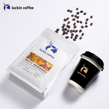 瑞幸咖啡（luckincoffee）意式阿拉比卡精品咖啡豆纯粹风味中度烘焙500g 两袋 RX0017*2