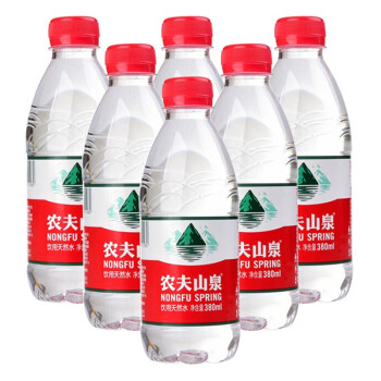 农夫山泉饮用天然水380ml*24瓶