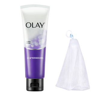 玉兰油（OLAY）细滑焕肤洁面乳100g洗面奶女士护肤品深层清洁毛孔男女通用温和