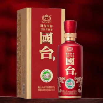 国台国标2018酱香型白酒53% 500ml*1(一箱起订，一箱6瓶）