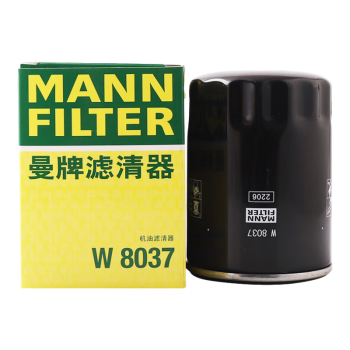 曼牌（MANNFILTER）机油滤清器机滤机油滤芯格W8037林肯领航者3.5T探险者3.5T