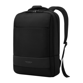 新秀丽（Samsonite）双肩包电脑包男士商务背包旅行包笔记本电脑包 15.6英寸BU1黑色