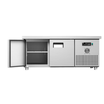 NGNLW风冷无霜商用冷藏工作台插盘冰柜保鲜冰箱不锈钢冷冻烘焙冰箱   冷藏;120x60x80cm