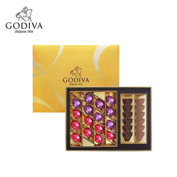 歌帝梵（GODIVA） 巧克力精选礼盒28颗装 比利时进口巧克力糖果生日礼物伴手礼