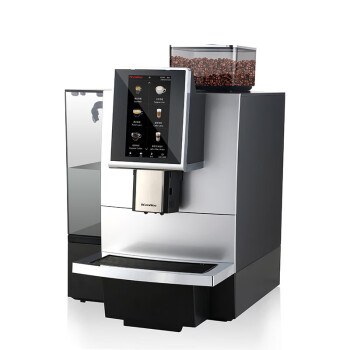 咖博士（Dr.coffee）咖啡机 F12-BIGPLUS银色 咖啡机全自动商用咖啡机一键磨豆自动清洁奶咖机液晶触控操作
