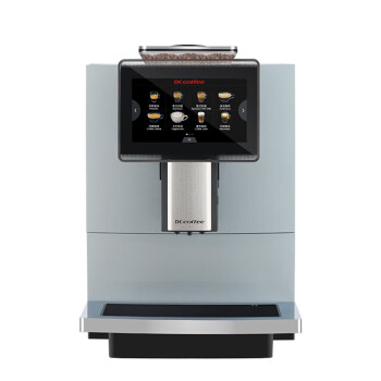 咖博士（Dr.coffee）H10全自动意式咖啡机一键拿铁卡布奇诺智能触屏办公现磨家用商用一体机 冰蓝