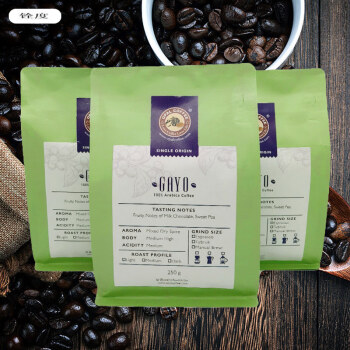 铨度PT OPAL COFFEE印尼托那加咖啡豆 苏拉威西 原装进口 中深烘培3袋