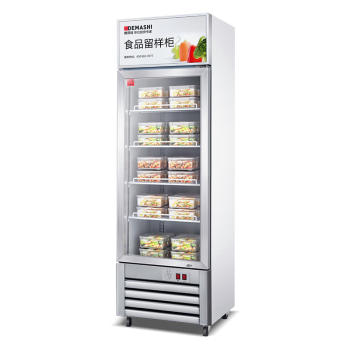 德玛仕（DEMASHI）食品留样柜 学校幼儿园公司食堂用 饮料水果蔬菜留样保鲜冷藏展示柜LG-260Z（带锁）