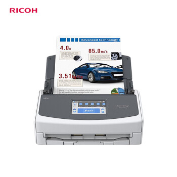 理光（RICOH）扫描仪 ix1600 A4自动双面批量连续扫描 商用办公（40页/分钟+4.3英寸触摸屏+无线WiFi）
