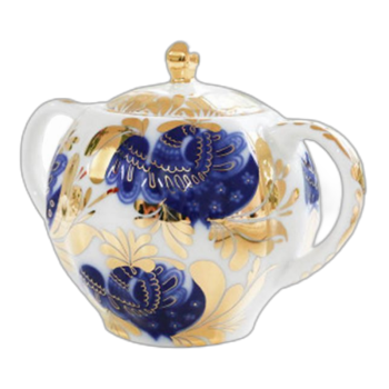 俄皇茶具金色花园系列下午茶套装进口瓷器高颜值瓷器 糖罐