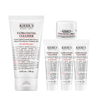 科颜氏（Kiehl's）高保湿洁面150ml洗面奶清洁保湿卸妆 护肤品礼盒生日礼物送女友