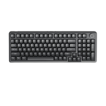 惠普（HP）K10G-98L黑色客制化机械键盘 有线gasket结构 98配列带旋钮 全键热插拔键盘