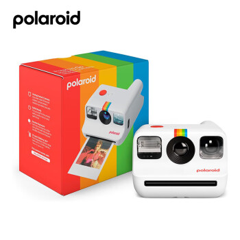 Polaroid 宝丽来 迷你拍立得GO Gen2一次成像 便携学生款小型mini胶片相机 白色 含白框彩色相纸（16张）