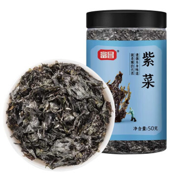 富昌 紫菜 碎紫菜福建特产海产干货煲汤海苔食材50g*1罐 DP