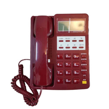 FUQIAO富桥 HCD28(3)P/TSD型 主叫号码显示电话机(统型)红色政务话机