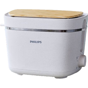 飞利浦（PHILIPS） 面包机多士炉早餐吐司机全自动家用迷你烤面包机 父亲节礼物 HD2640/10-磨砂白