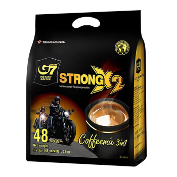 G7coffee中原G7速溶咖啡 浓醇三合一1200g（25g*48包）越南进口便携小包装