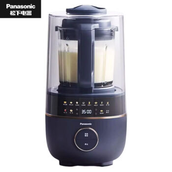 松下（Panasonic）加热破壁机家用轻音全自动榨汁豆浆机多功能一体料理机智能辅食搅拌机定时预约