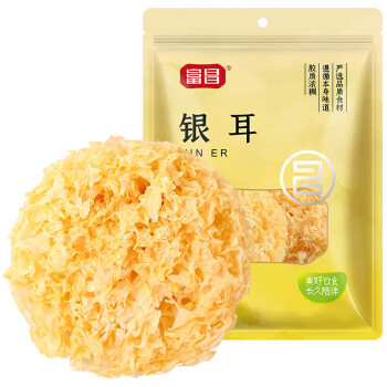 富昌 银耳 胶质粘稠 易煮易糯口感软糯 员工福利 130g/袋 2袋起购 DP