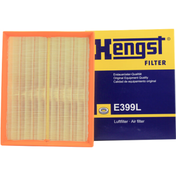 汉格斯特Hengst空气滤清器*E399L(适配03-08款奥迪老A4 B6/B7底盘 1.8T/2.0T/2.4T/3.0T)