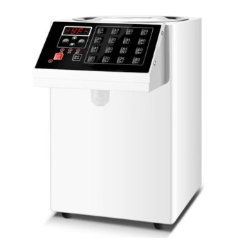 苏勒果糖机奶茶店商用全自动小型糖浆机专用全套设备微电脑果糖定量机   白色(8.5L)