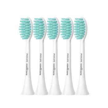 飞利浦（PHILIPS）电动牙刷头 3D软毛呵护牙龈 5支装 适用于 HX24全系列电动牙刷