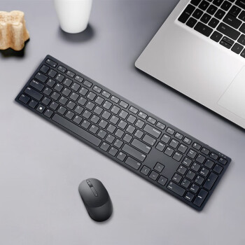 戴尔（DELL）无线键盘鼠标套装 笔记本台式电脑键鼠套装 KM5221W 静音 巧克力键盘 长续航 黑色